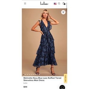 Lulus tiered dress (new with tags)